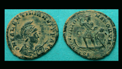 Valentinian II, Æ2, Roman Glory reverse, Cyzicus? Rare?